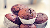 Cuketové muffiny s čokoládou