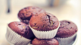 Cuketové muffiny s čokoládou