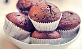 Cuketové muffiny s čokoládou