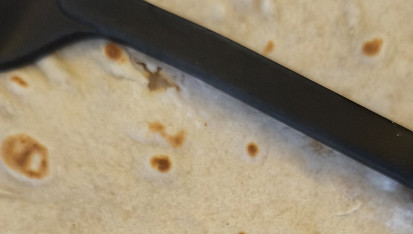Indické placky naan z pánve (bez droždí), Byly výborné 😋😋😋