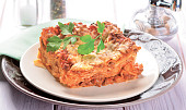 Lasagne s omáčkou z kořenové zeleniny