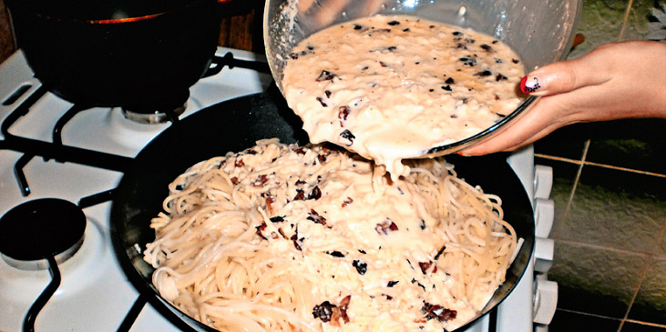 Špagety carbonara po česku