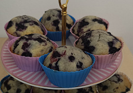Borůvkové muffiny