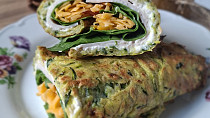 Cuketová tortilla z horkovzdušné fritézy