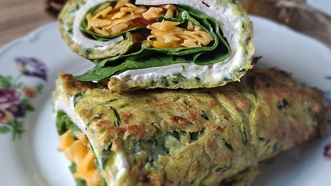 Cuketová tortilla z horkovzdušné fritézy