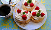 Kávové mini Pavlovy
