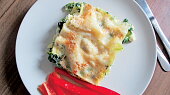 Lasagne se špenátem a ricottou