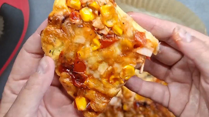 Tvarohová pizza z horkovzdušné fritézy