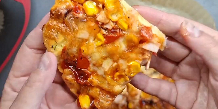 Tvarohová pizza z horkovzdušné fritézy