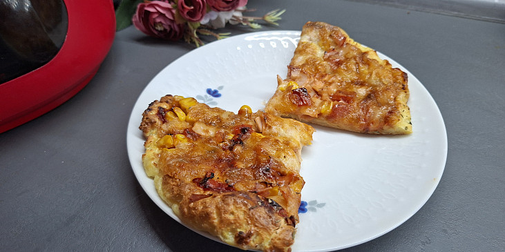 Tvarohová pizza z horkovzdušné fritézy