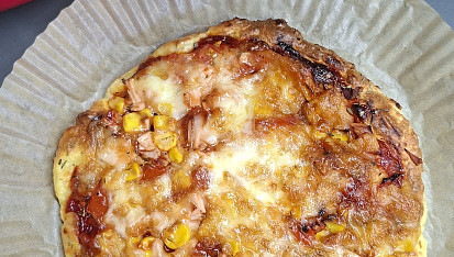 Tvarohová pizza z horkovzdušné fritézy