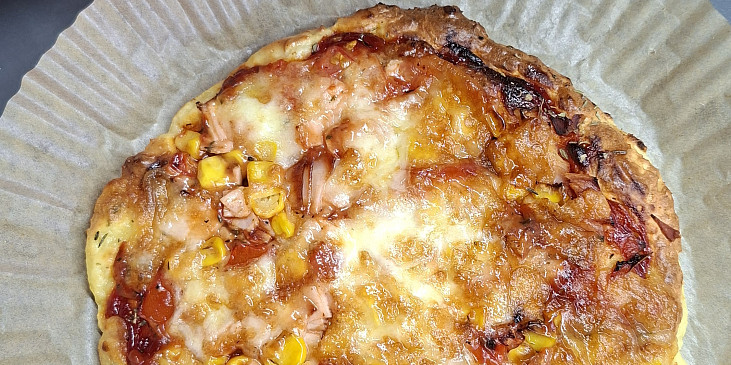 Tvarohová pizza z horkovzdušné fritézy