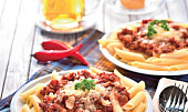 Bleskové penne s tvarůžky