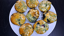 Borůvkové muffiny z cottage těsta