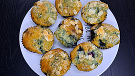 Borůvkové muffiny z cottage těsta