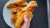 Chuťovka - slaninové tyčky (vrtulky)