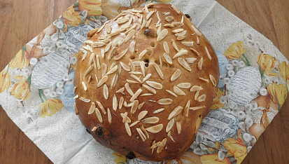 Mazanec, Kynutý velikonoční mazanec