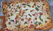 Toustová  "pizza" - rychlá večeře