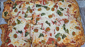 Toustová  "pizza" - rychlá večeře