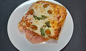 Toustová  "pizza" - rychlá večeře