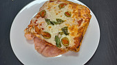 Toustová  "pizza" - rychlá večeře