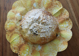Velikonoční tvarohový mazanec ( nekynutý) (Tvarohový nekynutý mazanec)