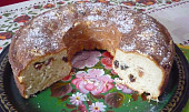 Jemná kynutá tvarohová bábovka (Kynutá tvarohová bábovka - věnec)