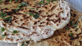 Jogurtový flatbread z pánve