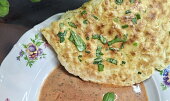 Jogurtový flatbread z pánve