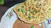 Jogurtový flatbread z pánve