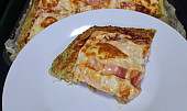 Pizza na cuketovém těstě bez mouky