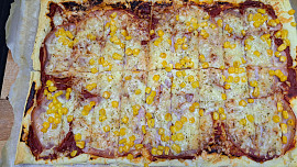 Pizza z listového těsta
