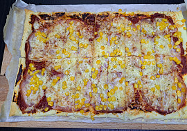 Pizza z listového těsta