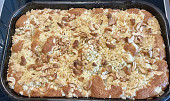 Rebarborovo-broskvové řezy (Namísto mandlí jsem dal kešu , jinak děkuji za recept,)