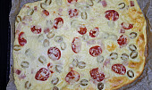 Slaná palačinková pizza