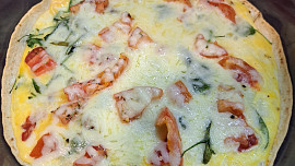 Blesková tortillová "pizza"