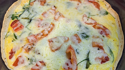 Blesková tortillová "pizza"
