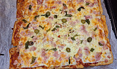Fofr pizza z toustového chleba