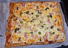 Fofr pizza z toustového chleba
