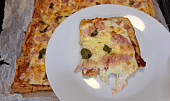 Fofr pizza z toustového chleba