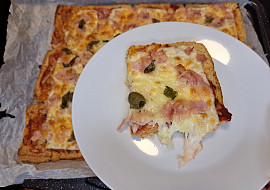 Fofr pizza z toustového chleba