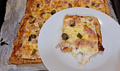 Fofr pizza z toustového chleba