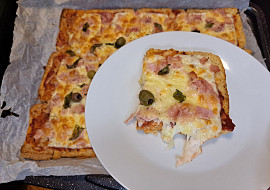 Fofr pizza z toustového chleba