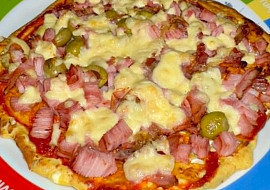 Mini pizzy z cottage těsta