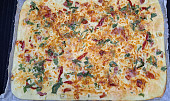 Slaná palačinková pizza
