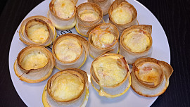 Snídaňové muffiny z tortill