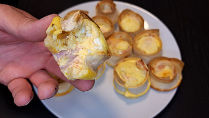 Snídaňové muffiny z tortill