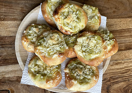 Koláče s tvarohem a rebarborou