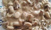 Královské žampiony (Královské žampiony s nudlemi)