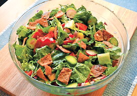 Arabský salát Fattoush